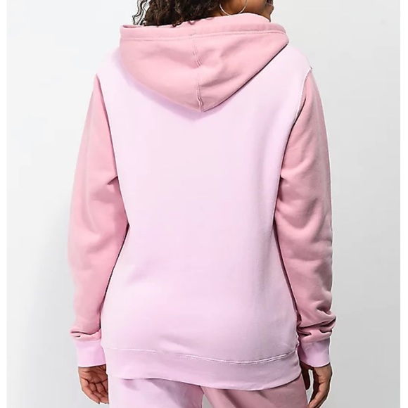 ⭐️2/$20 Samii Ryan x Smiley Positive Pink Colorblock Positive Outlook Hoodie - Picture 4 of 16